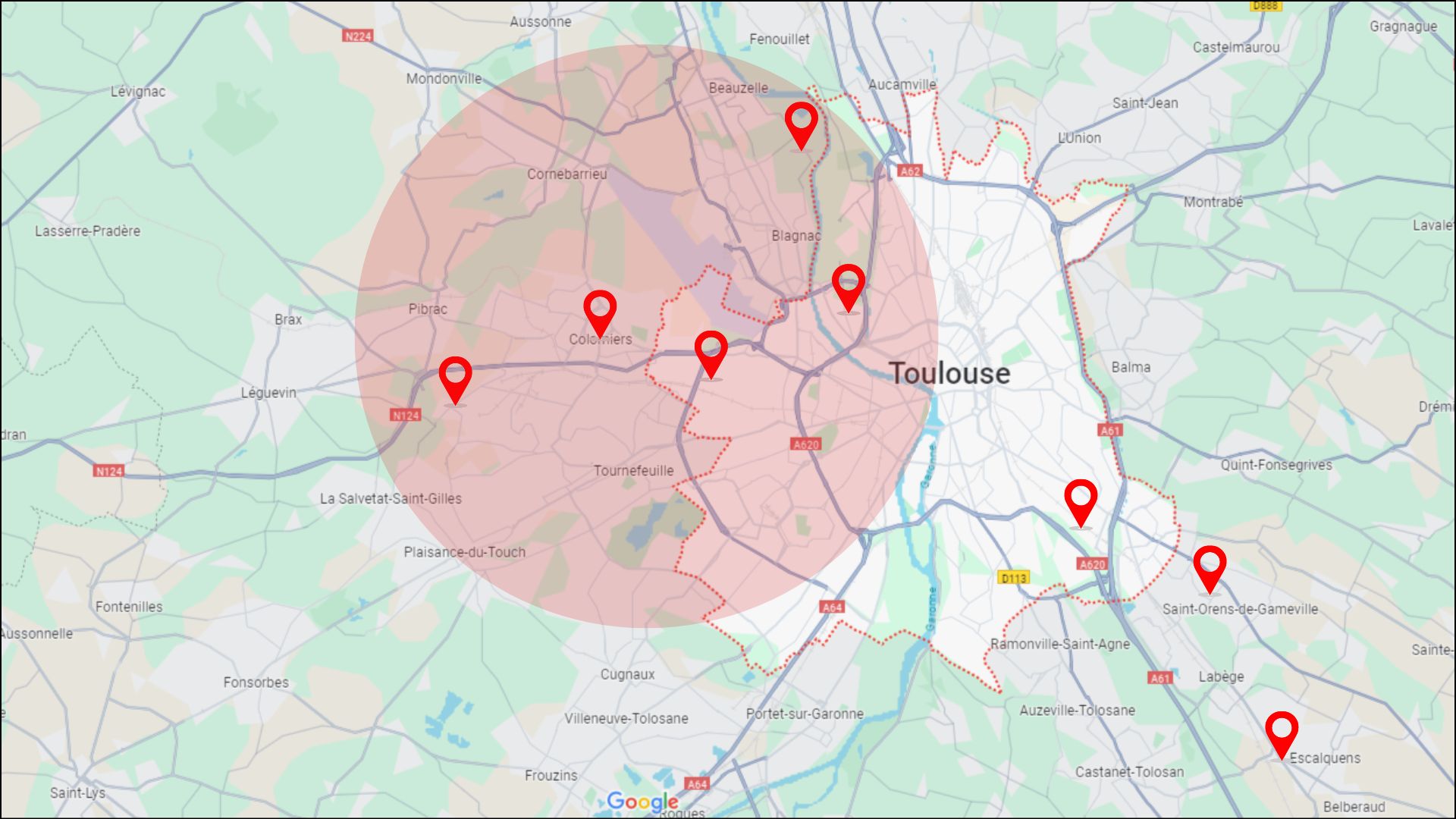 Toulouse-nummer-klubb-perimeter