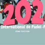 国際大会ポスター padel アームチェア 2024 4Padel モントルイユ