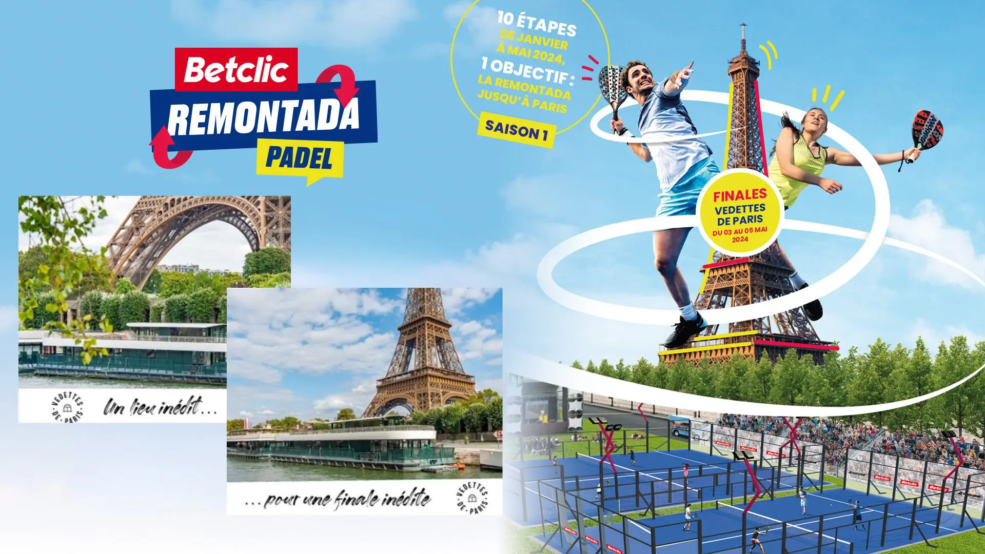 Betclic Remontada – Schöne Menschen am Eiffelturm!