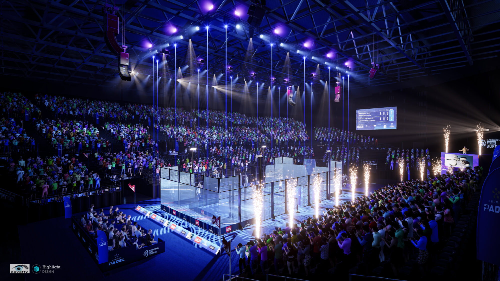 Bordeaux Premier Padel : premières images de l’Arkea Arena et 7000 billets vendus
