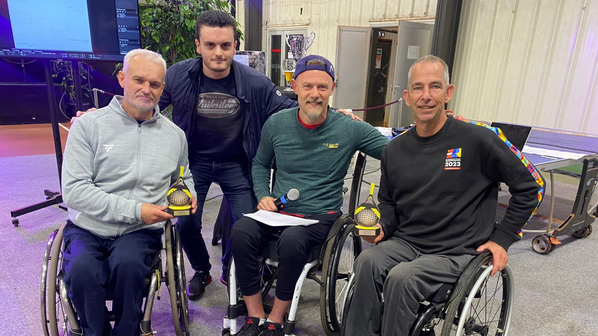 Vos et Ammerlaan remportent le tournoi de padel fauteuil de haut niveau du TSB Valenciennes !