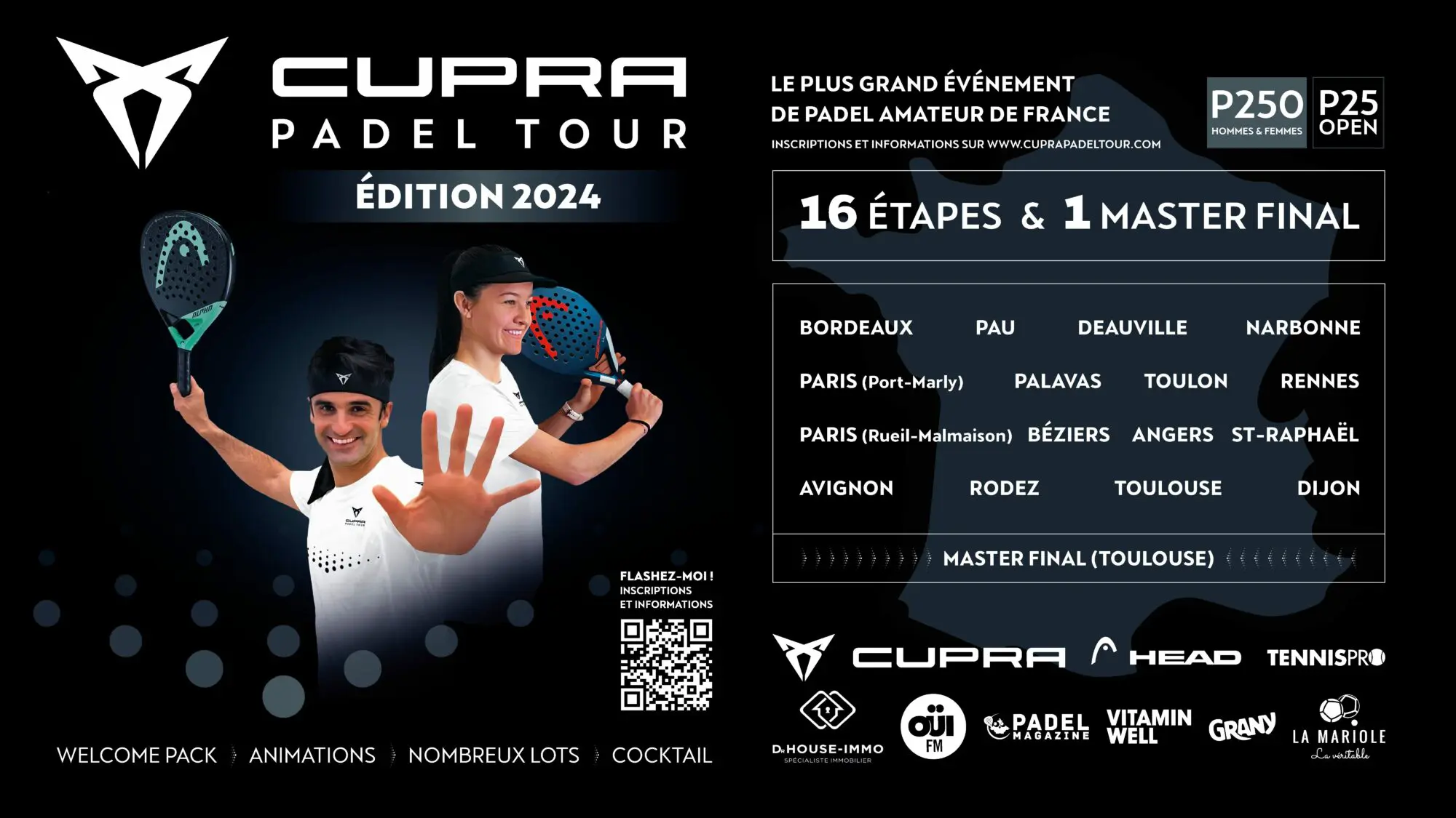 affisch 16-9 Cupra Padel 2024 Tour