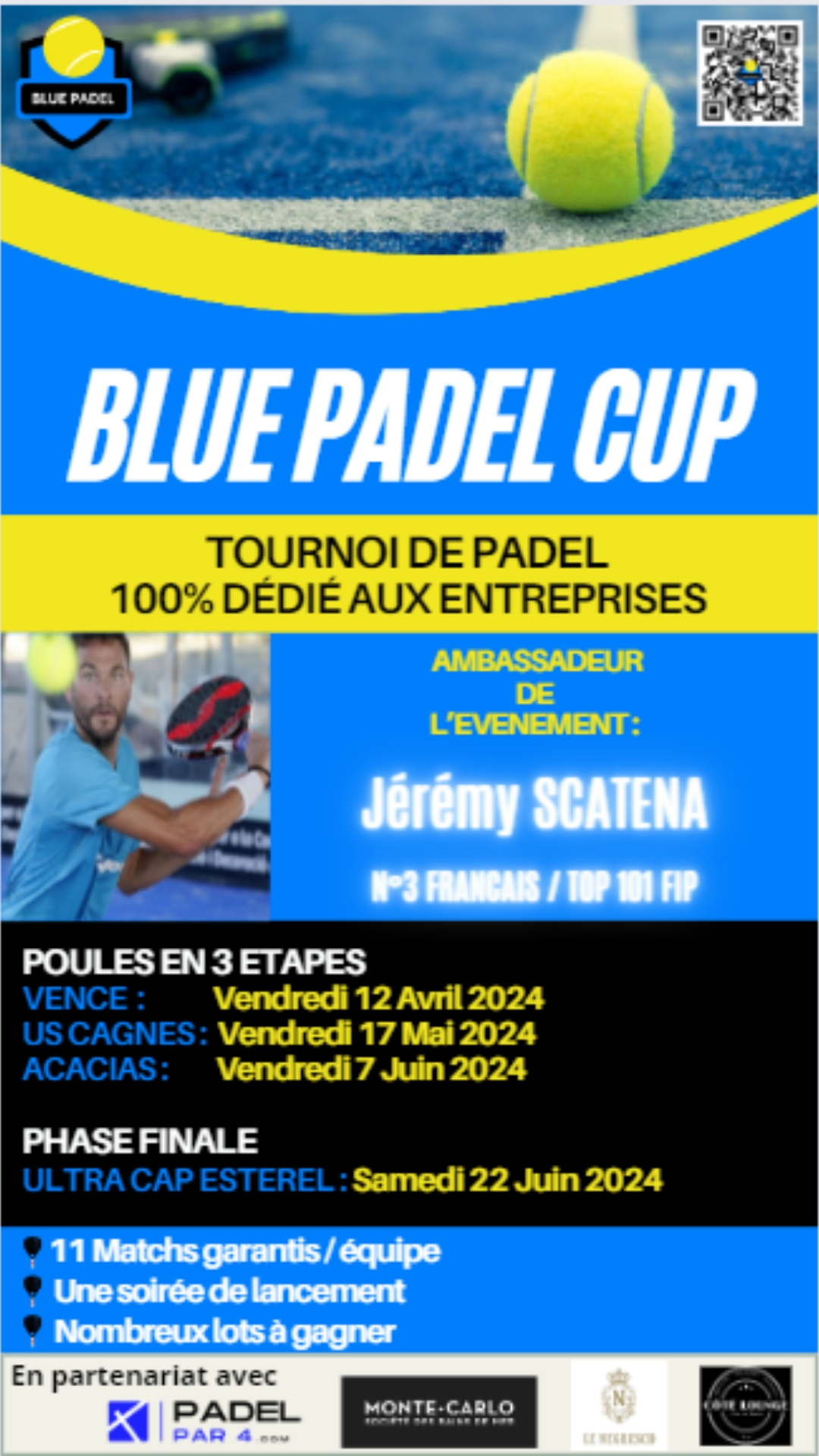 Affiche Blue Padel Cup