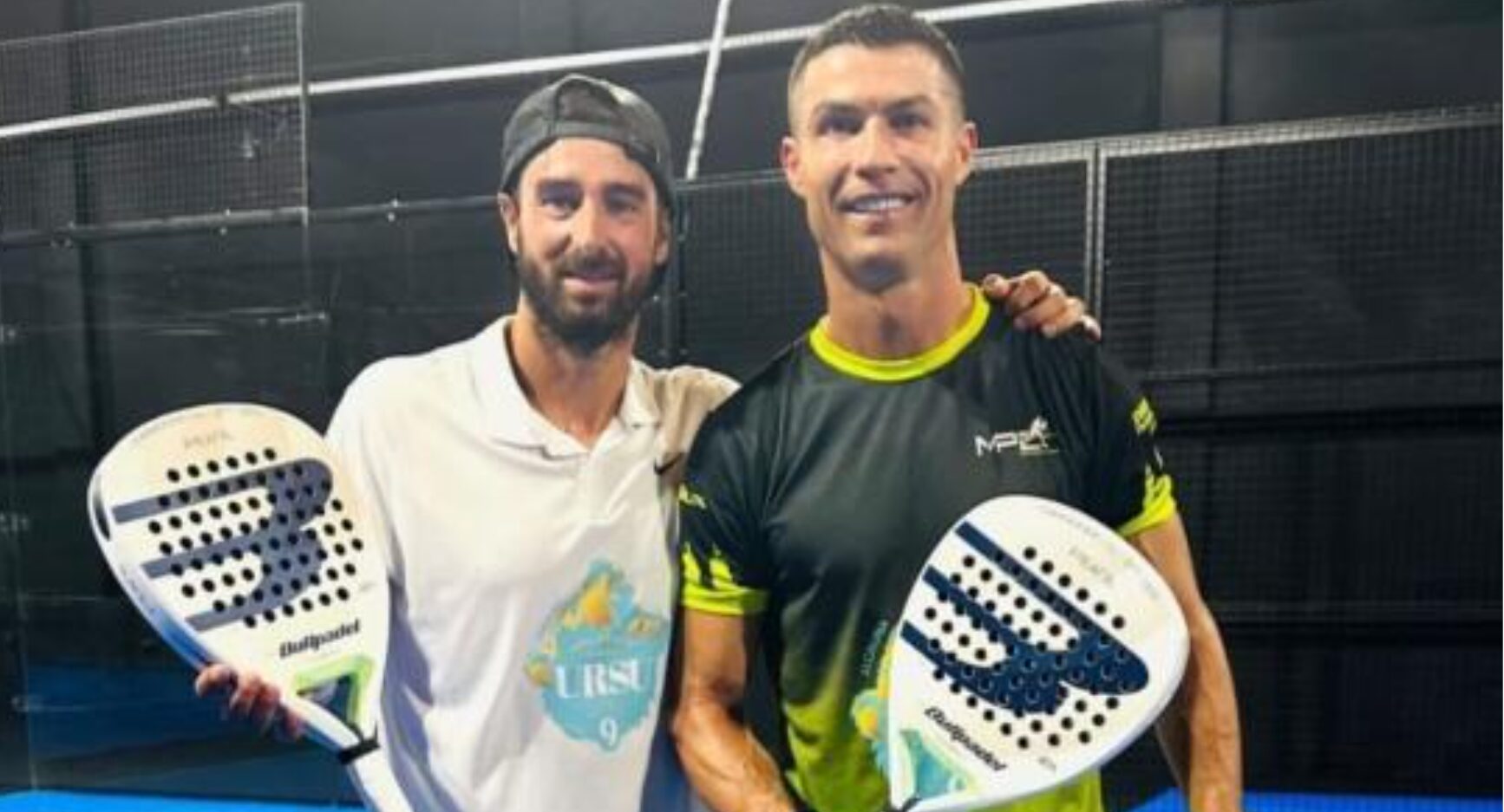 Miguel Paixão cristiano ronaldo padel