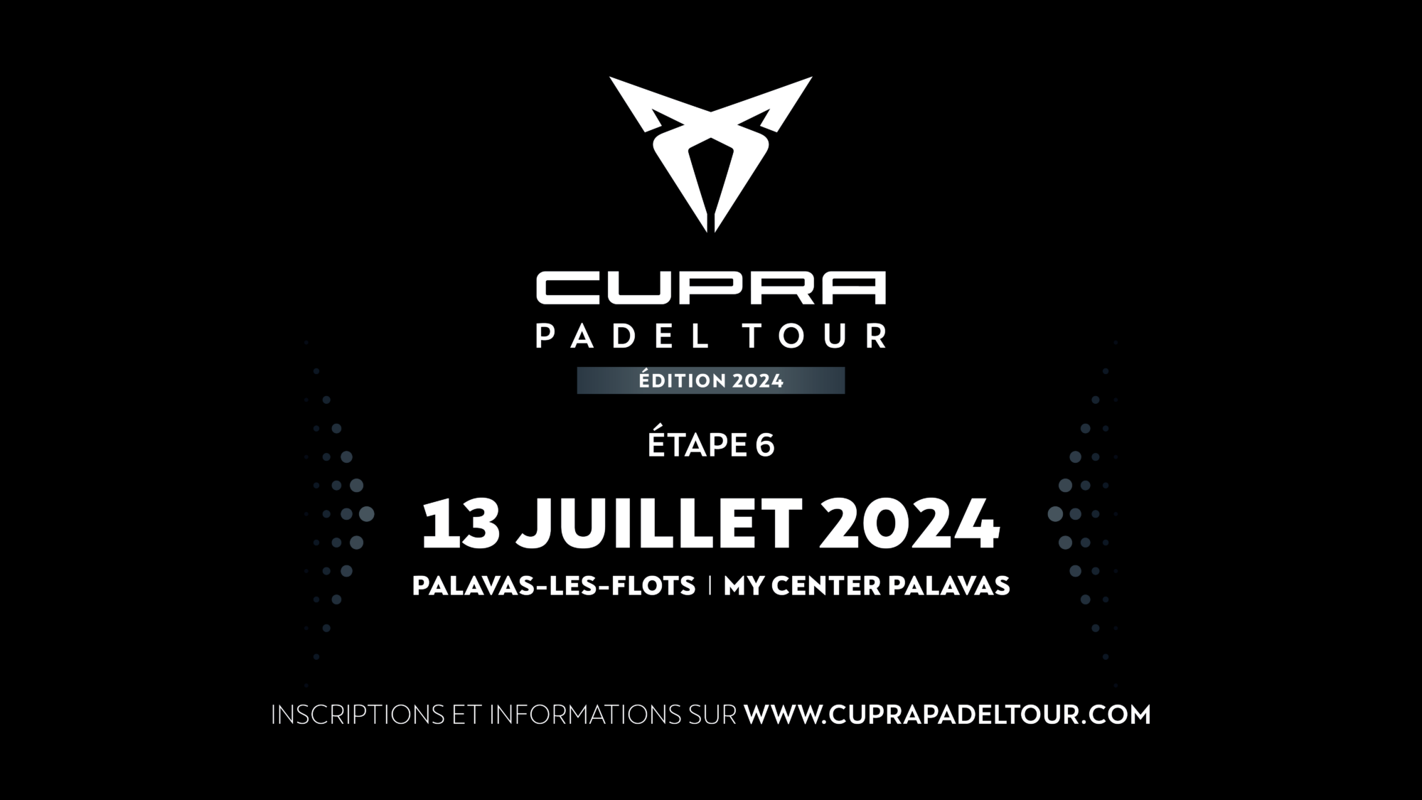 Cupra Padel Tour : la 6ème étape aura lieu le 13 juillet à My Center Palavas !