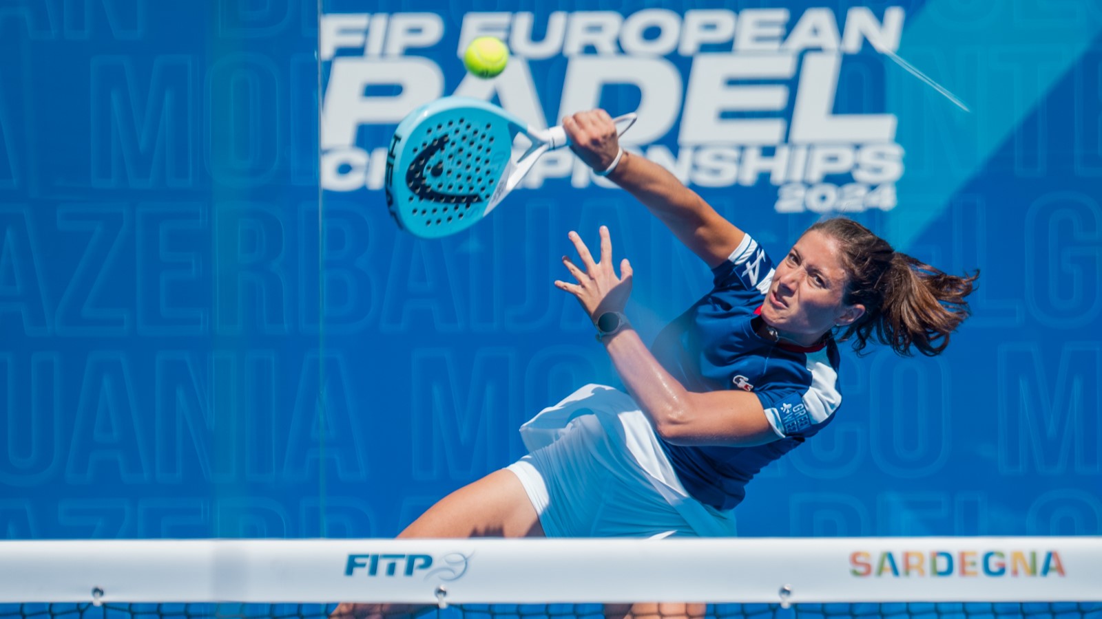 Lucile Pothier European Padel Championships 2024 - smash