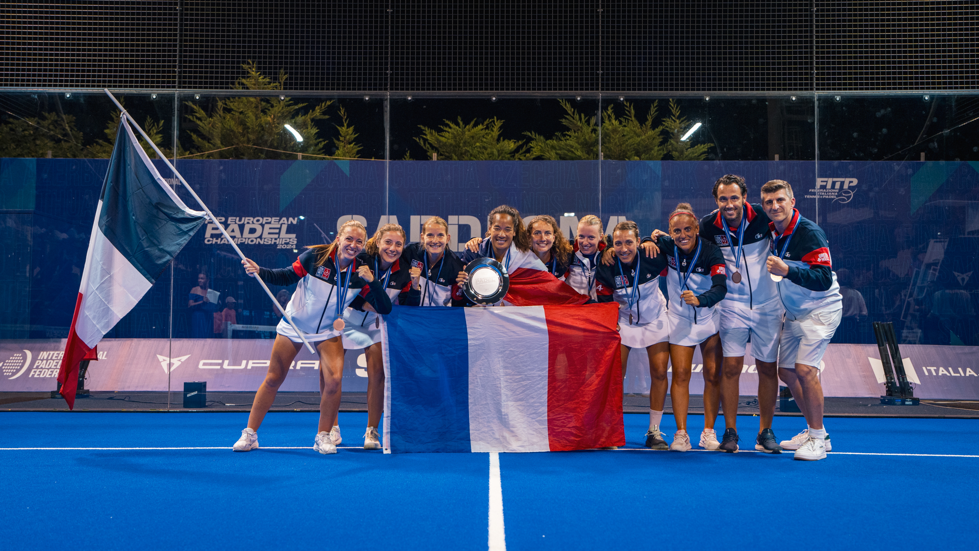 Team France féminine European Padel Championships 2024 - Sardegna