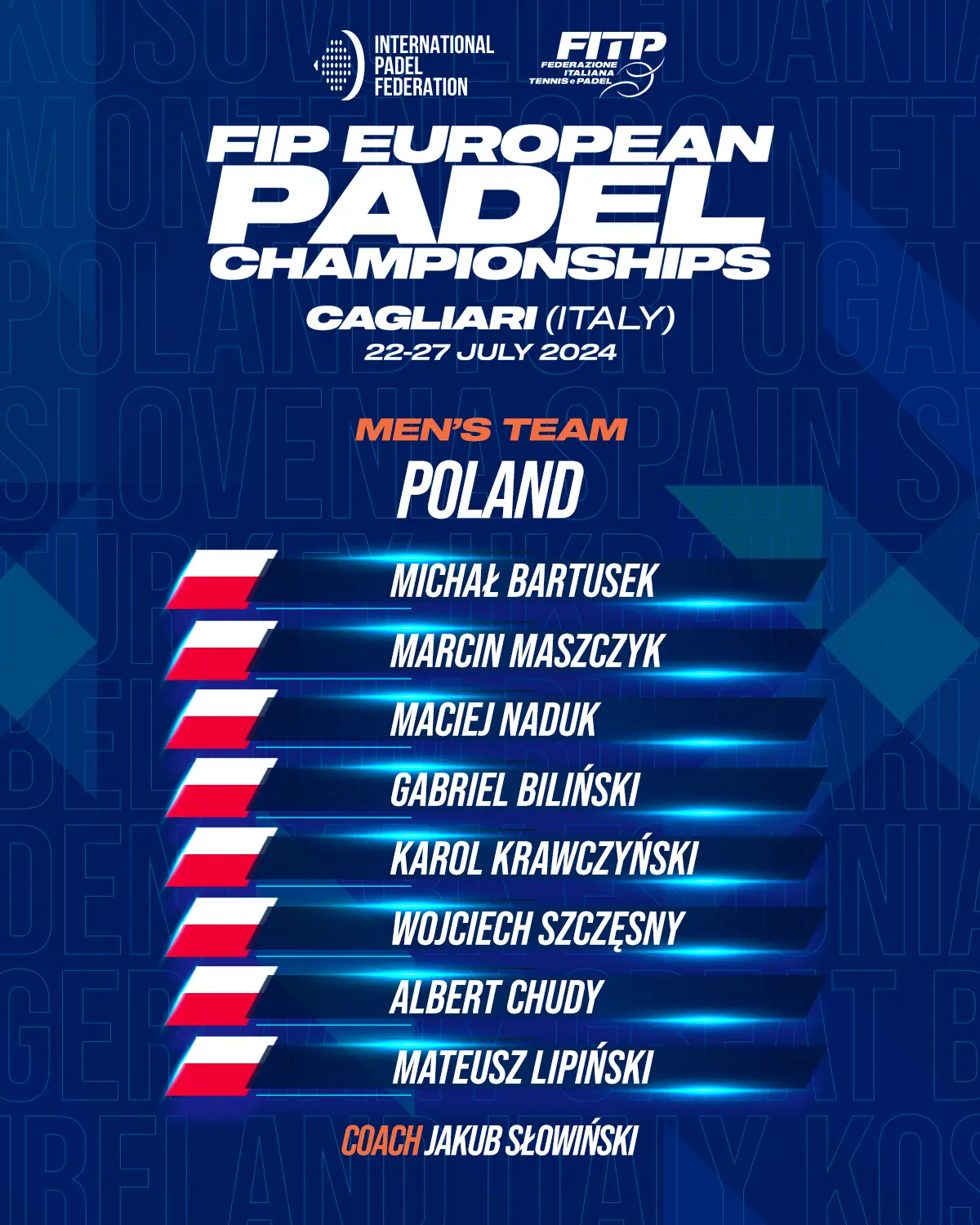 pologne team padel 2024