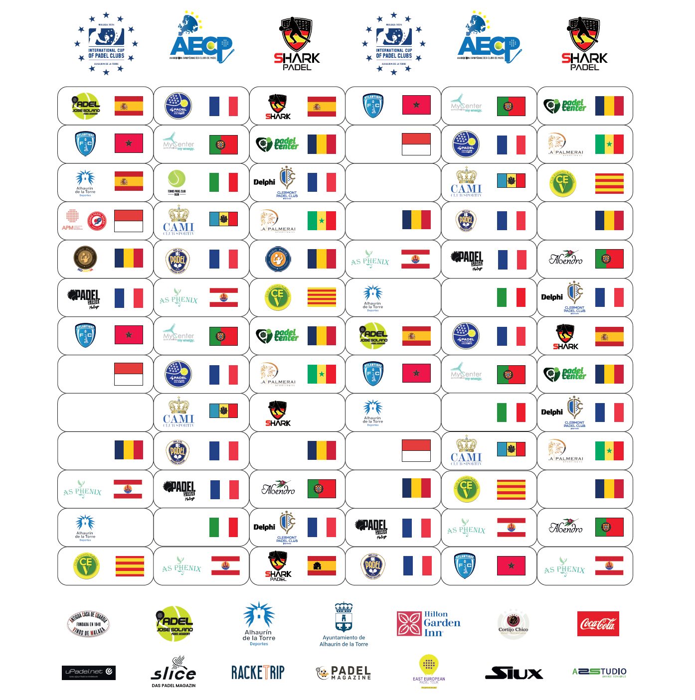 aecp La Coupe Internationale des Clubs de PADEL 2024