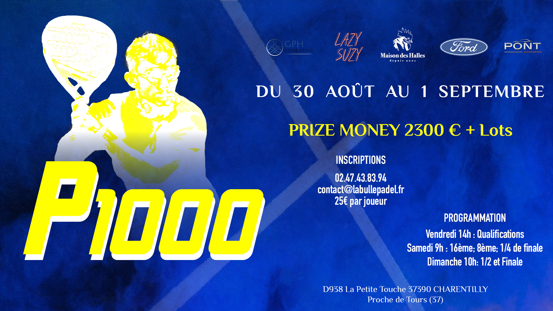 P1000 La Bulle Padel – Dupont-Brimbeuf / Boutel en outsiders, le top 3 présent