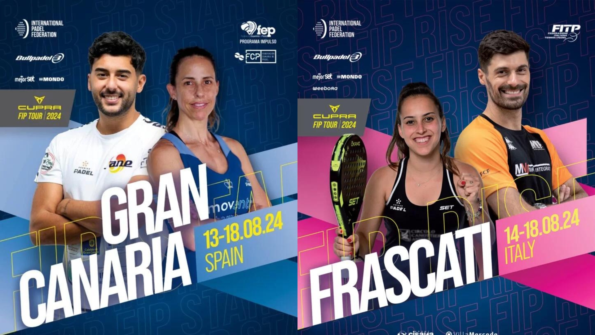 FIP Tour – Les tableaux pour Frascati et Gran Canaria