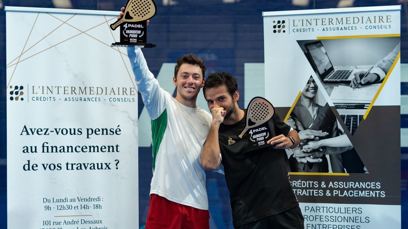 P1000 4PADEL Orléans – Charles Gortzounian et Clément Filho s’imposent en outsiders !