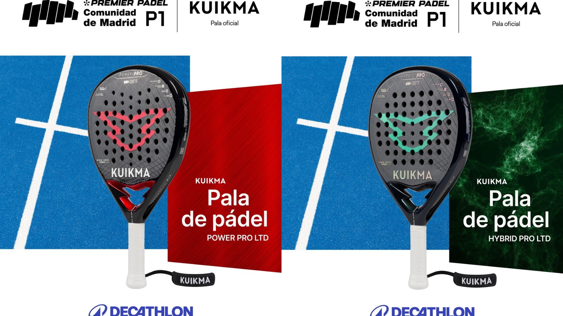 La Kuikma Power Pro LD et Hybrid Pro LD, raquettes officielles du Madrid P1