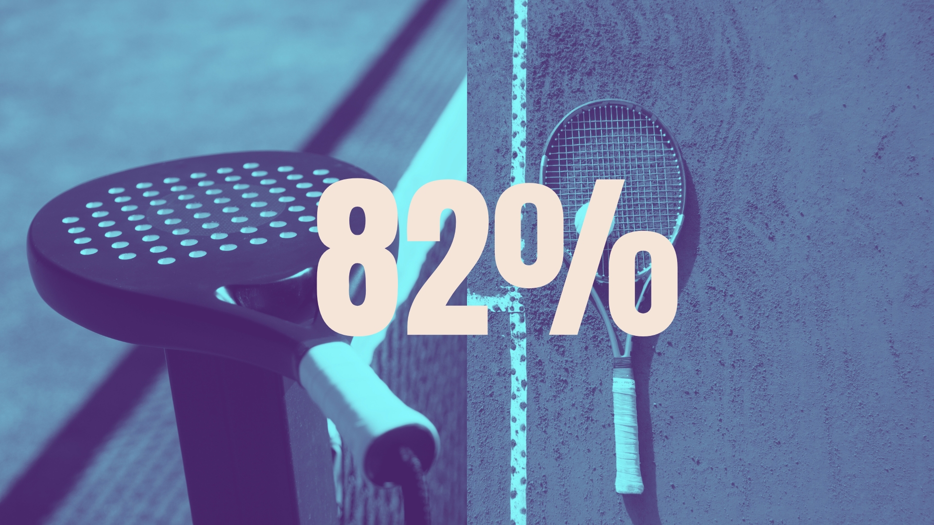 82 % estiment que le padel est plus cher que le tennis