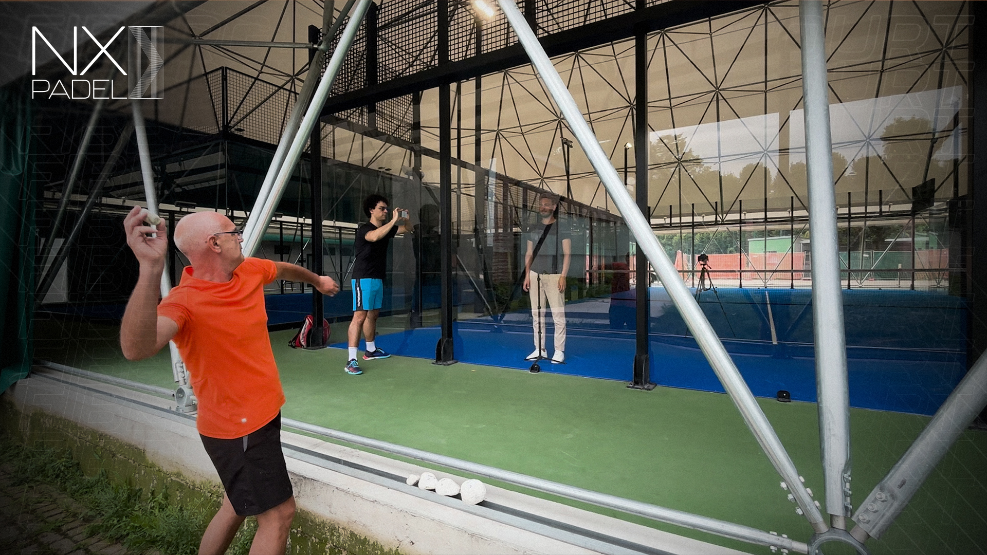 Test NX Padel jet de pierre