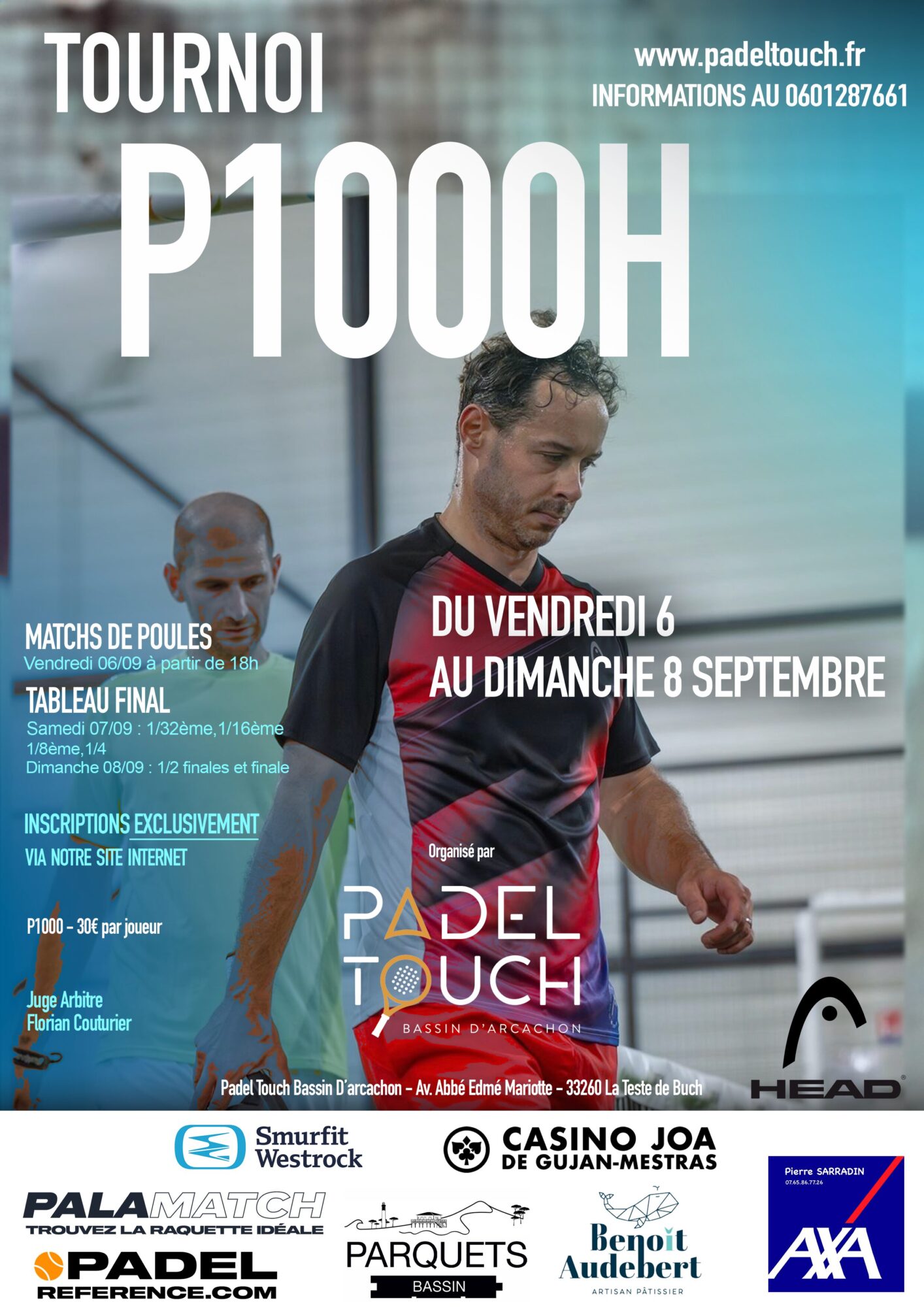 affiche p1000 PadelShot