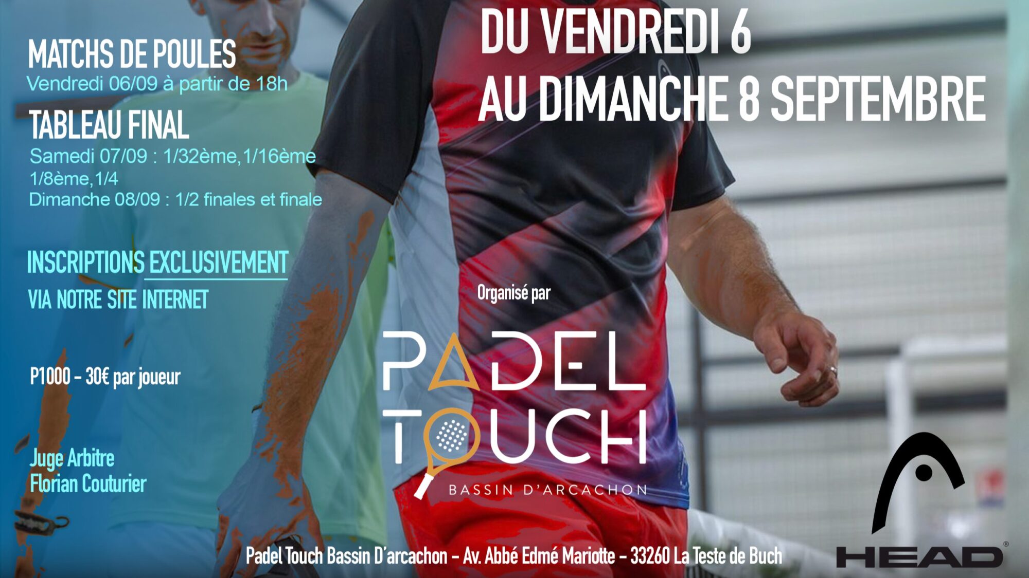 P1000 Padel Touch Arcachon : pour bien débuter la saison !