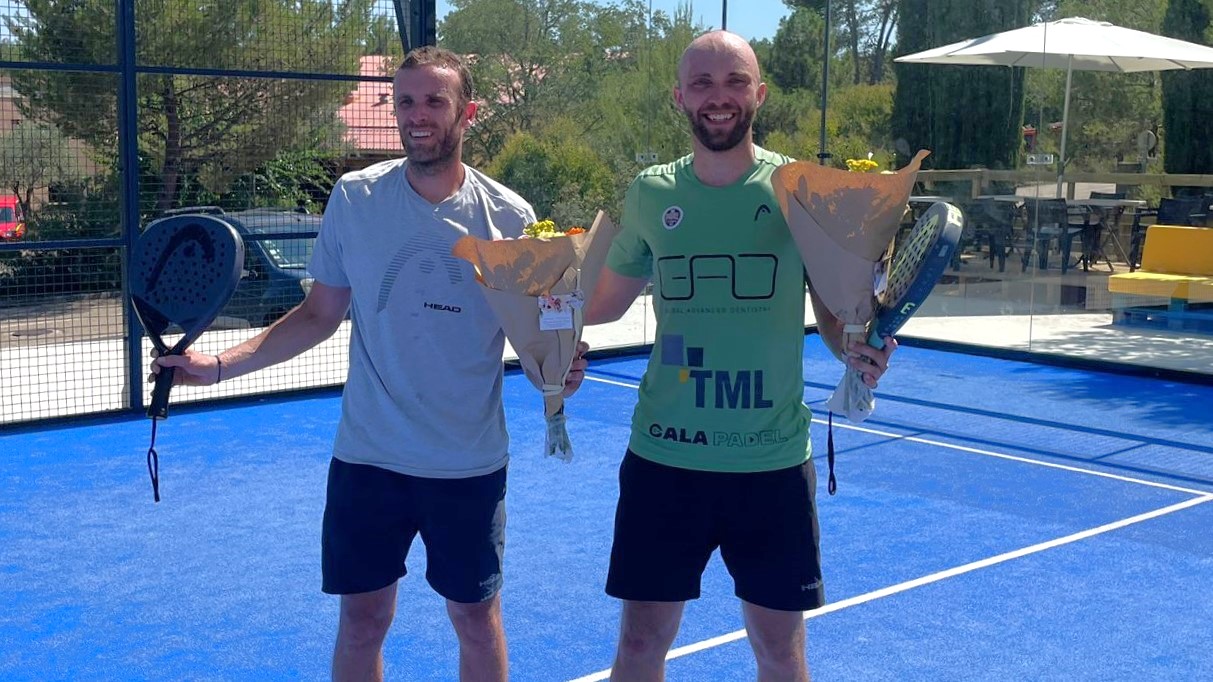 Thomas Vanbauce et Benjamin Grué P1000 sud padel