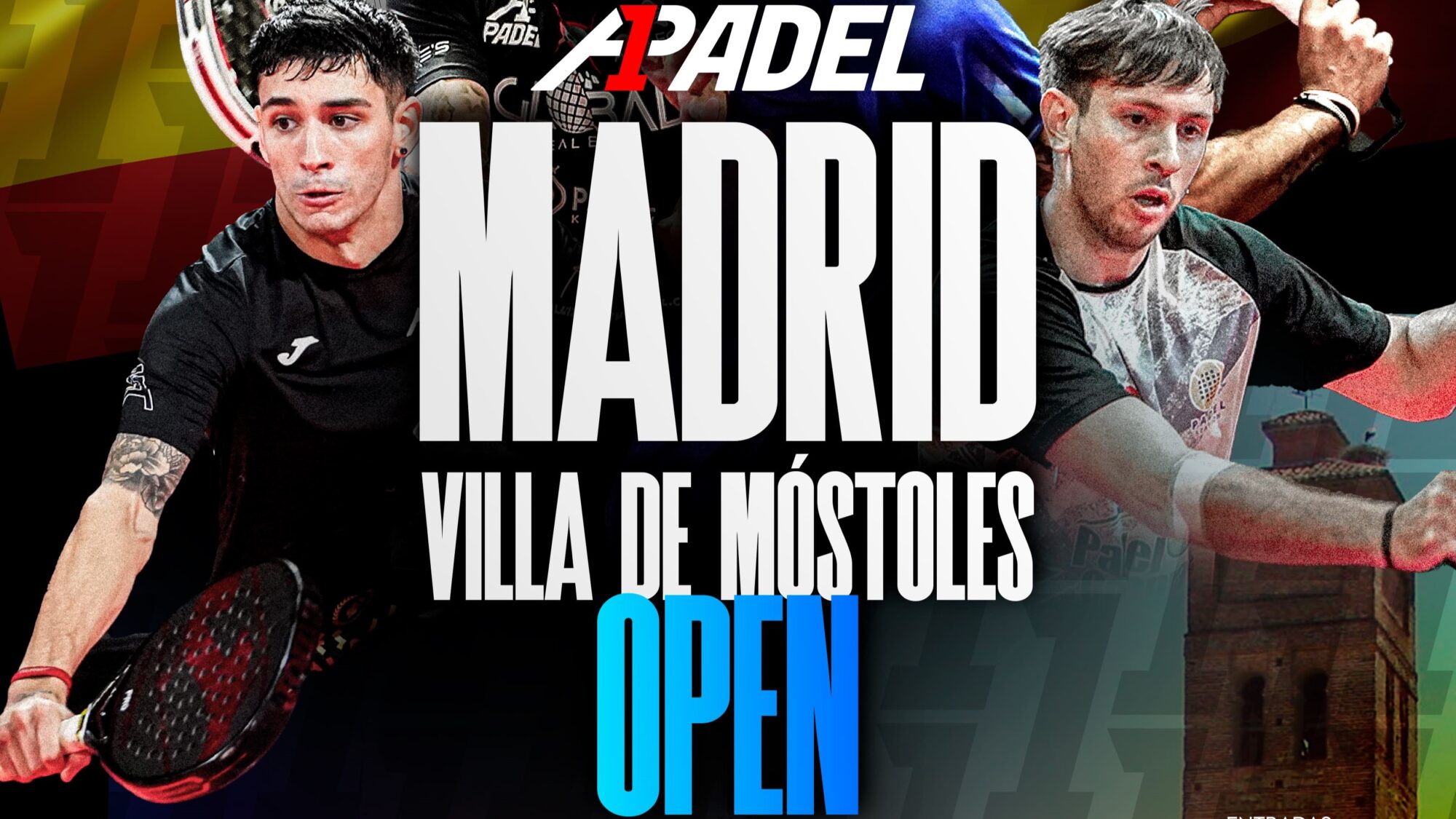 A1 Madrid Open – 120 paires inscrites au tournoi !