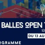 Affiche Balles Open Tour