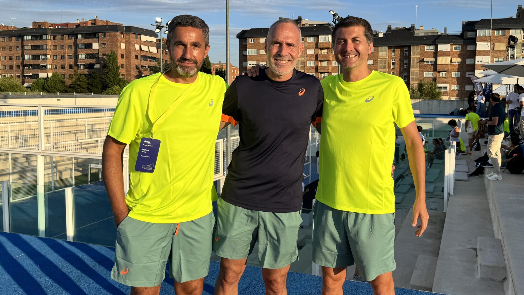 Alex Corretja padel magazine franck binisti steph Penso