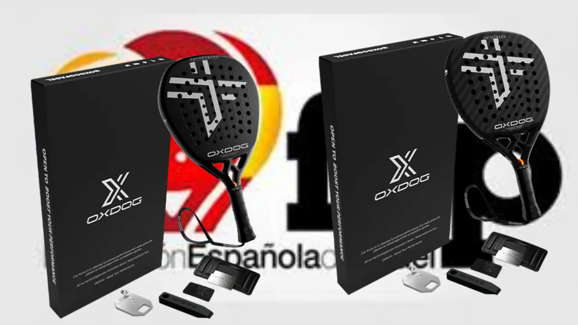 Les Oxdog Ultimate Pro+ et Hyper Pro, palas officielle de la Fédération Espagnole de padel