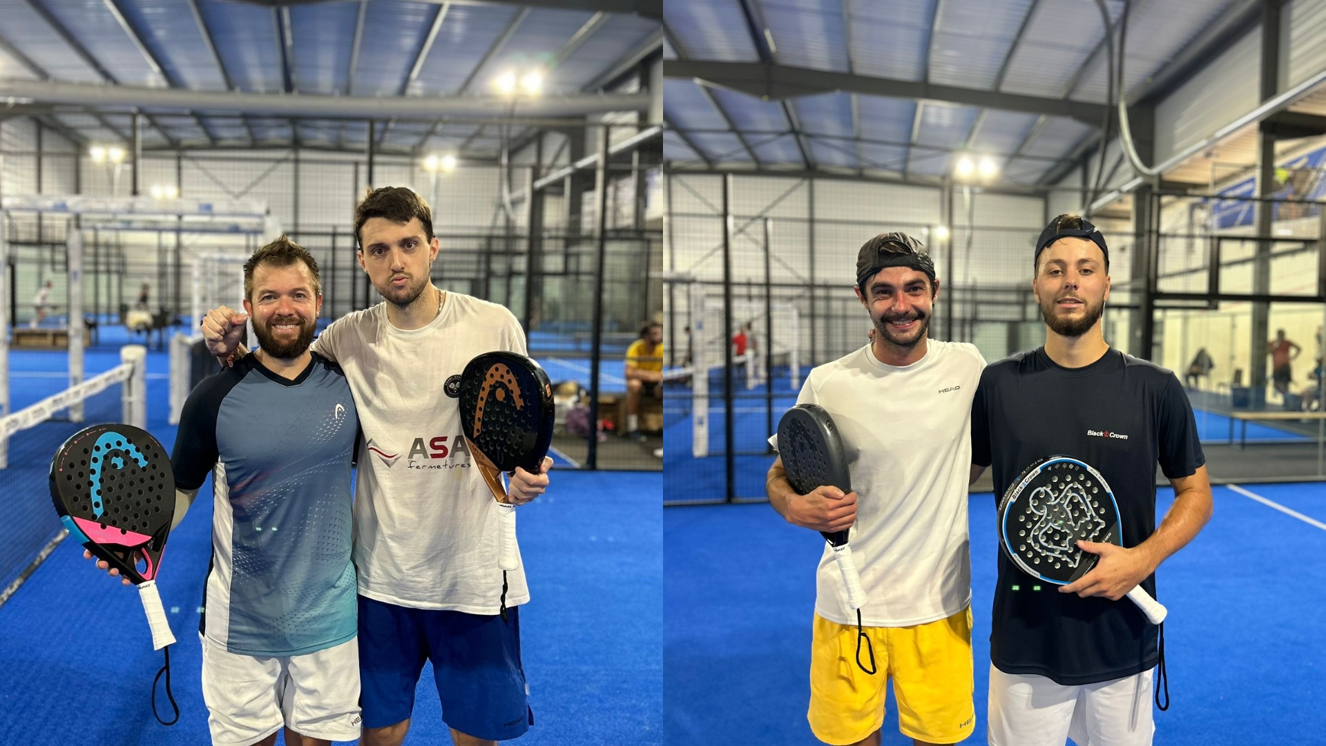 P1000 Padel Touch – Léo Perez et Nicolas Trancart rejoignent Baptiste Moura et Simon Wagner en finale