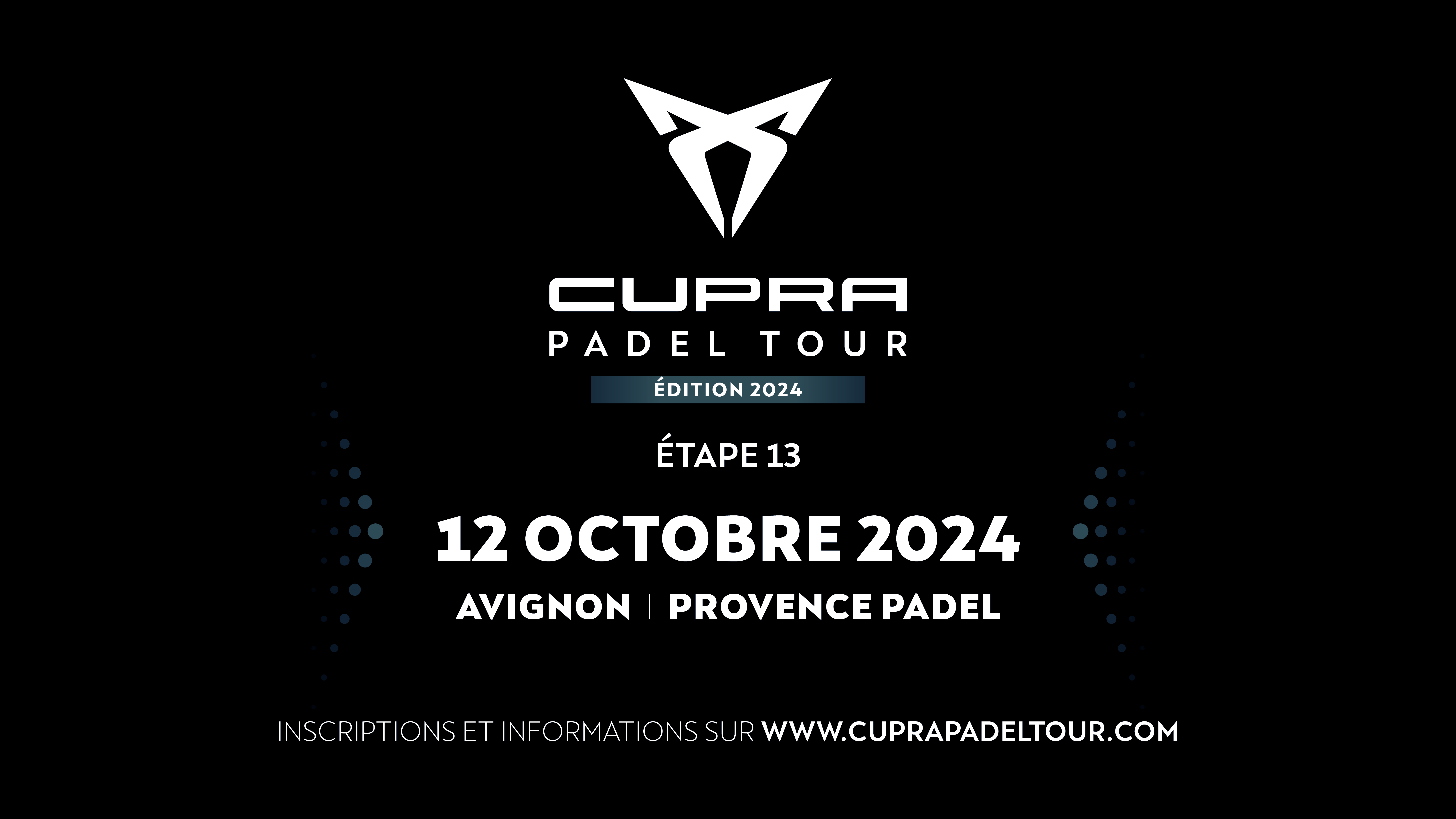 Affiche Avignon Cupra Padel Tour