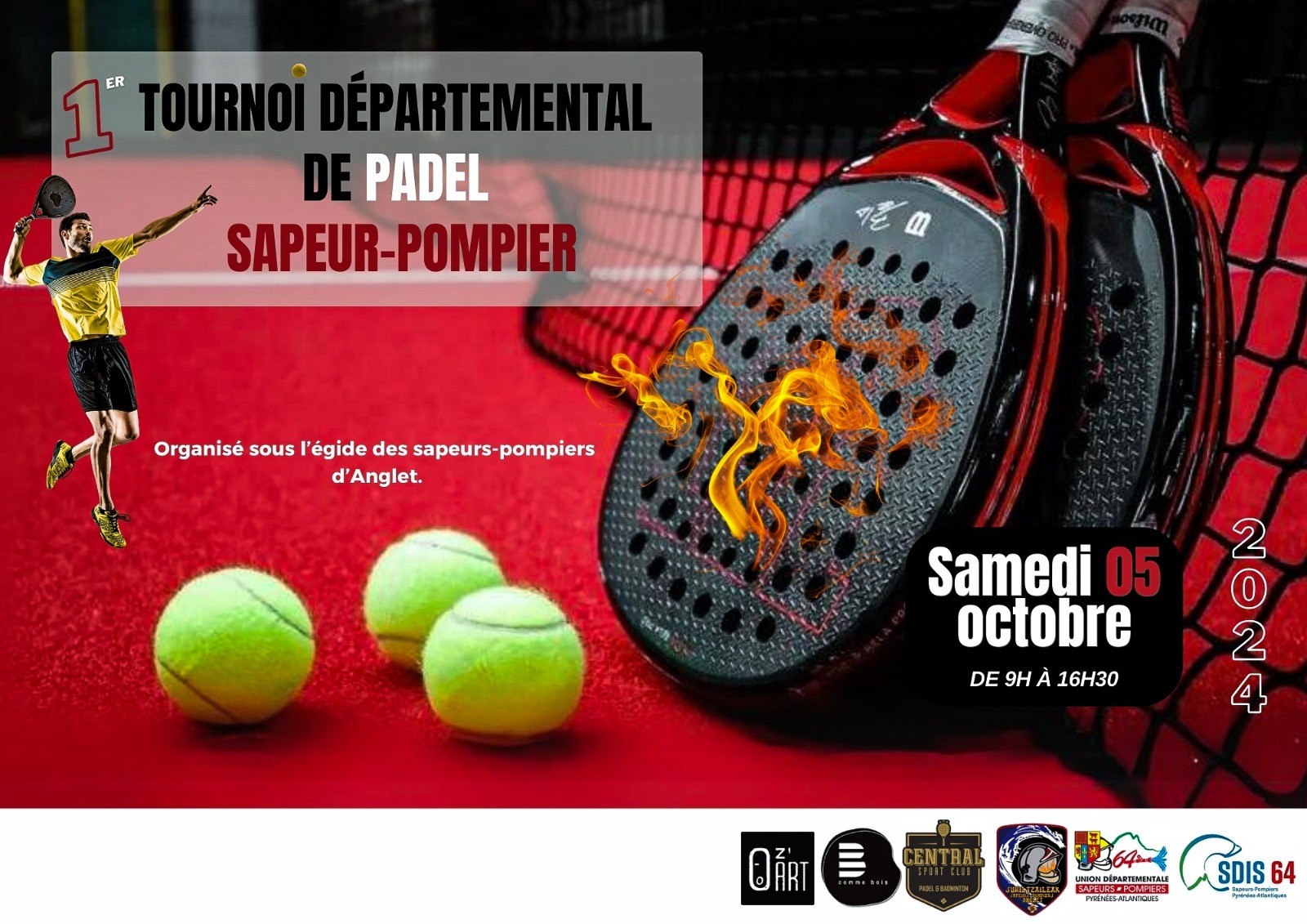 sapeur pompier padel central padel