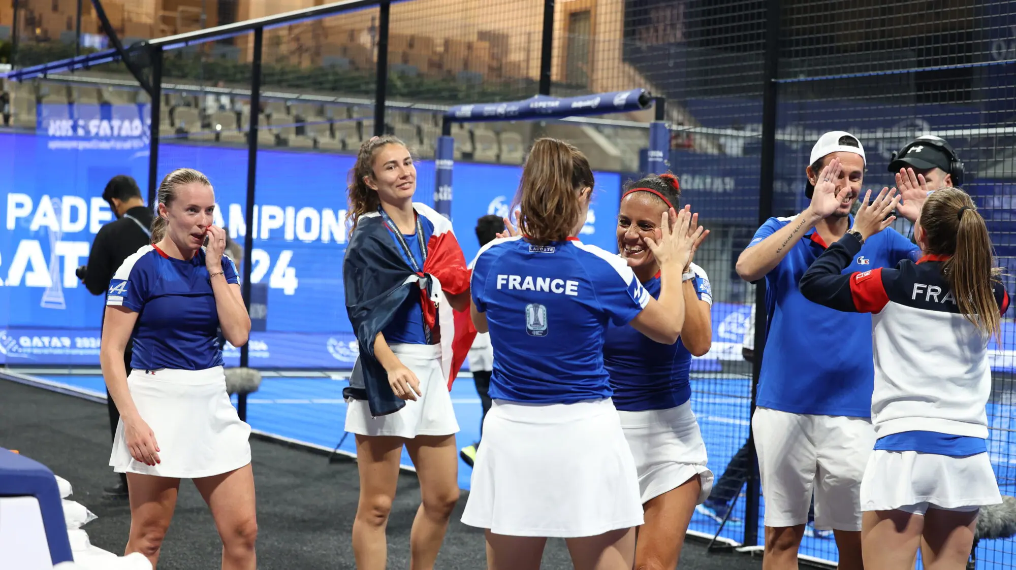 Célébration équipe de France mondiaux 2024