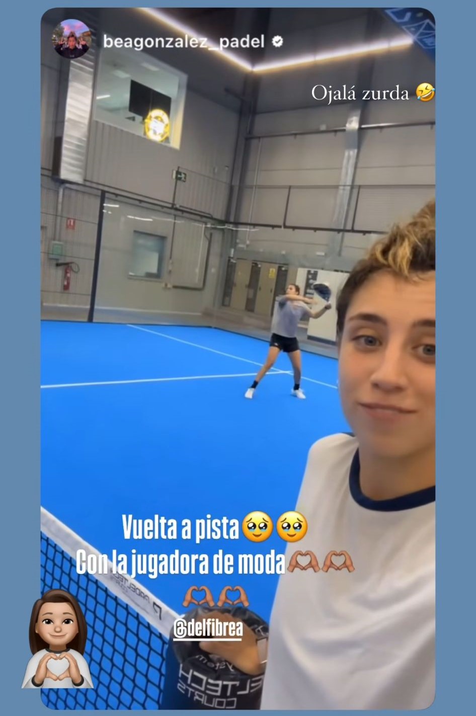 Story Instagram Delfi Brea