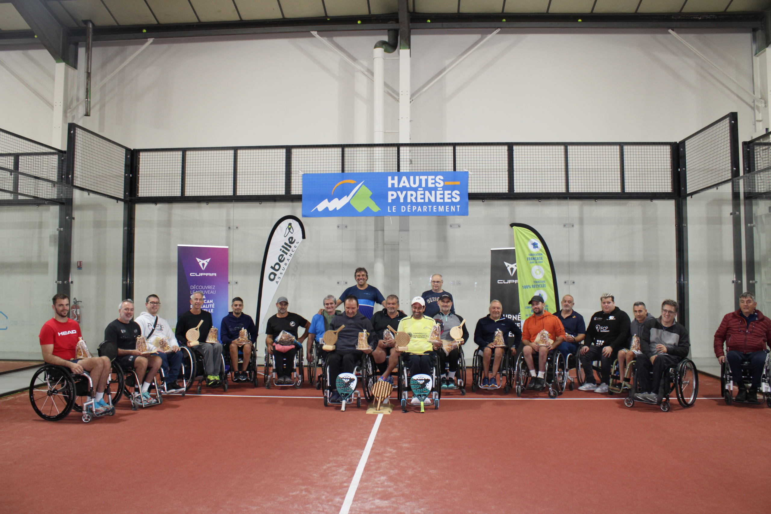 Edorta De Anta et Topher Trivino dominent l'Open Cupra Pyrénées Padel Fauteuil à Tarbes