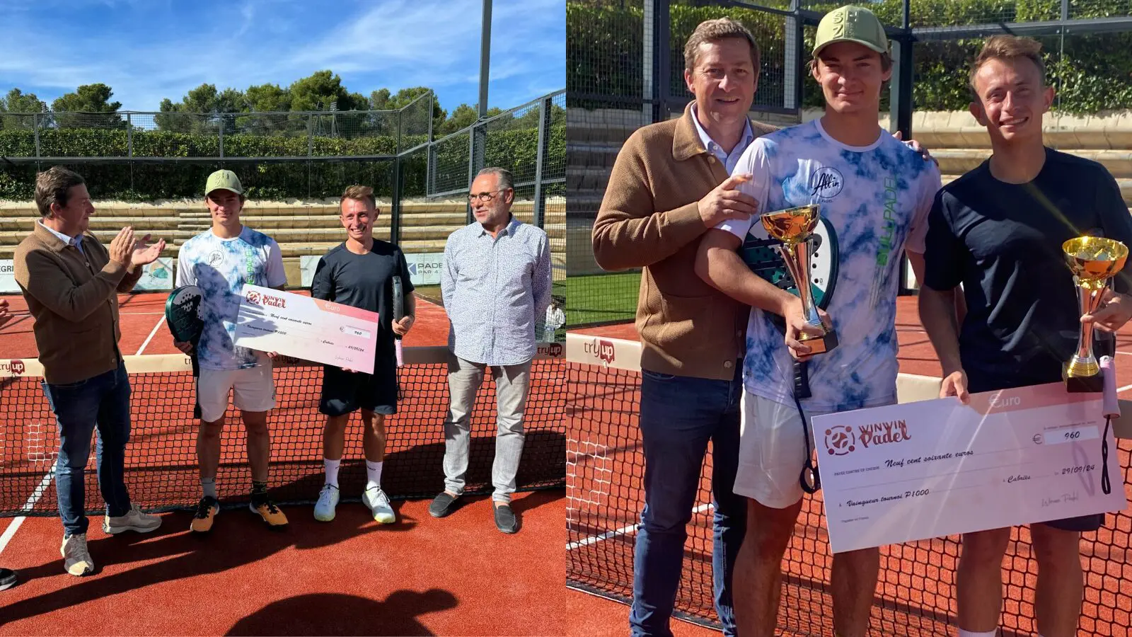 Nathan Courrin / Thomas Seux s’offre le premier Open WinWin Padel 2.0