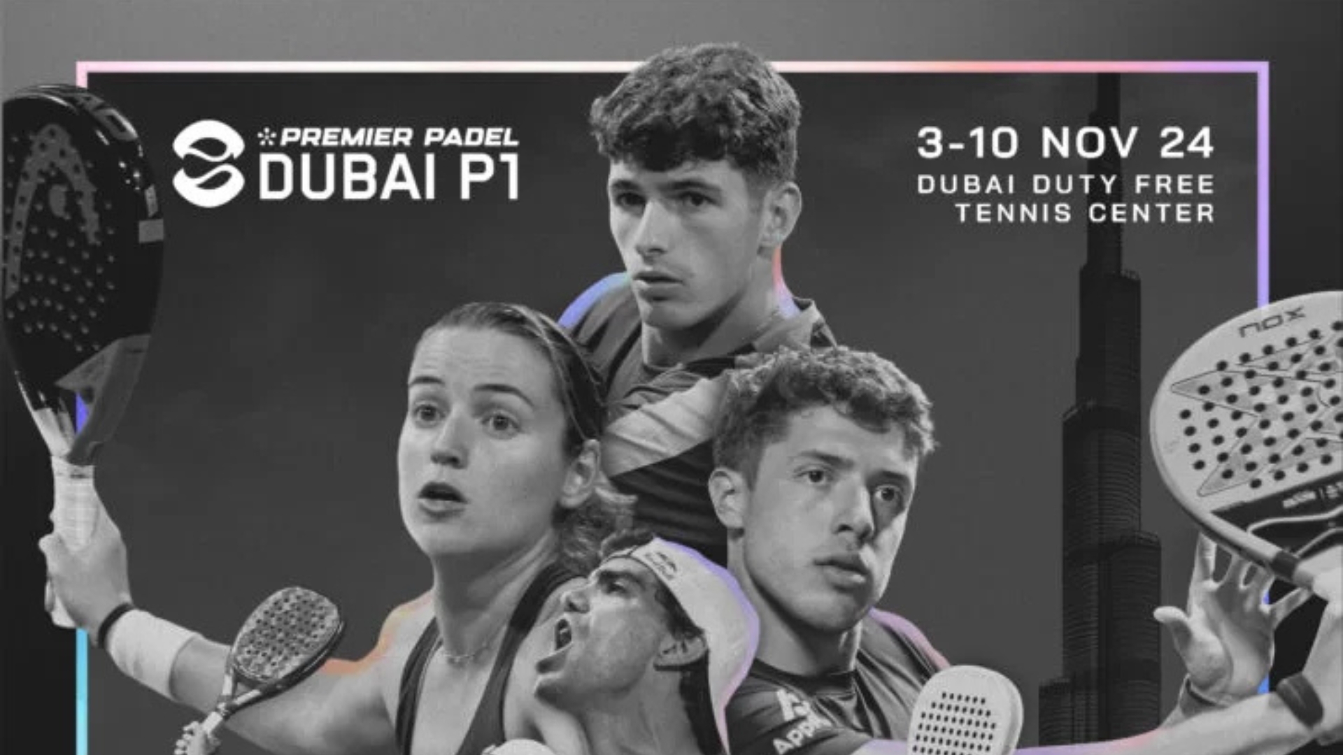 Affiche Dubaï Premier Padel P1