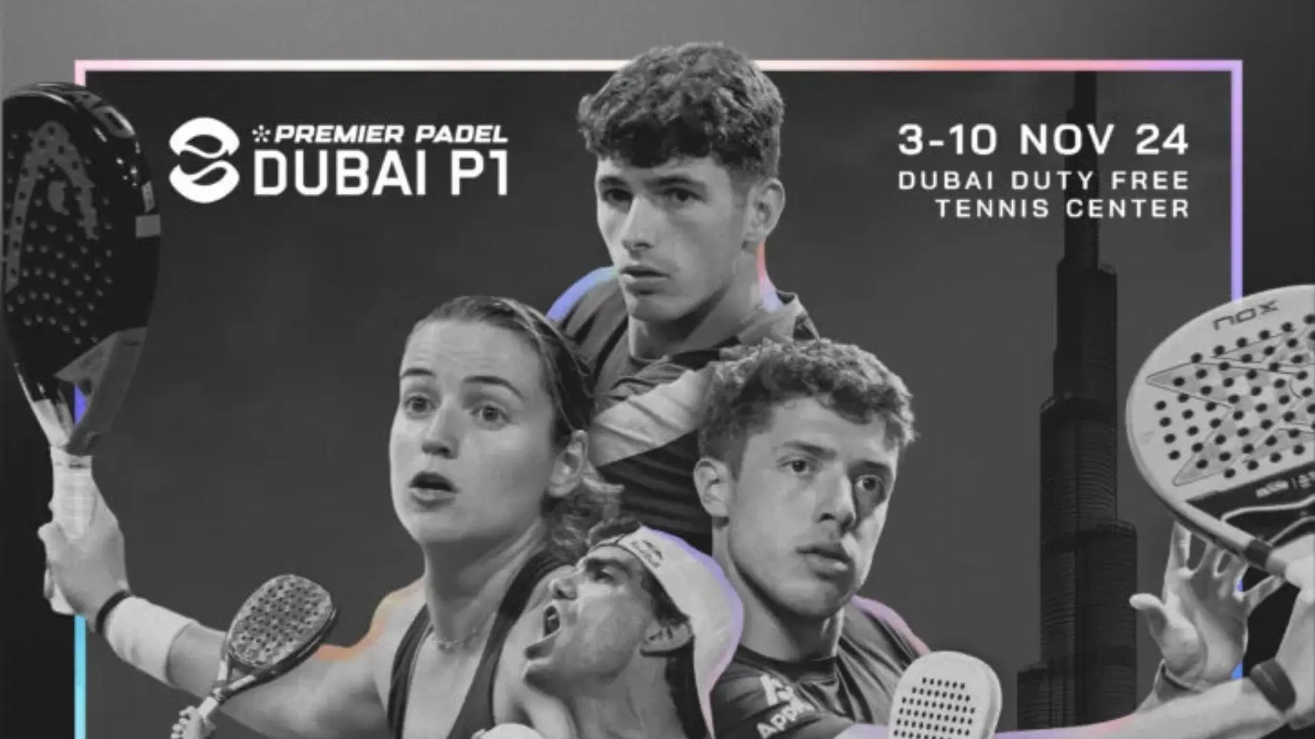 Affiche Dubaï Premier Padel P2