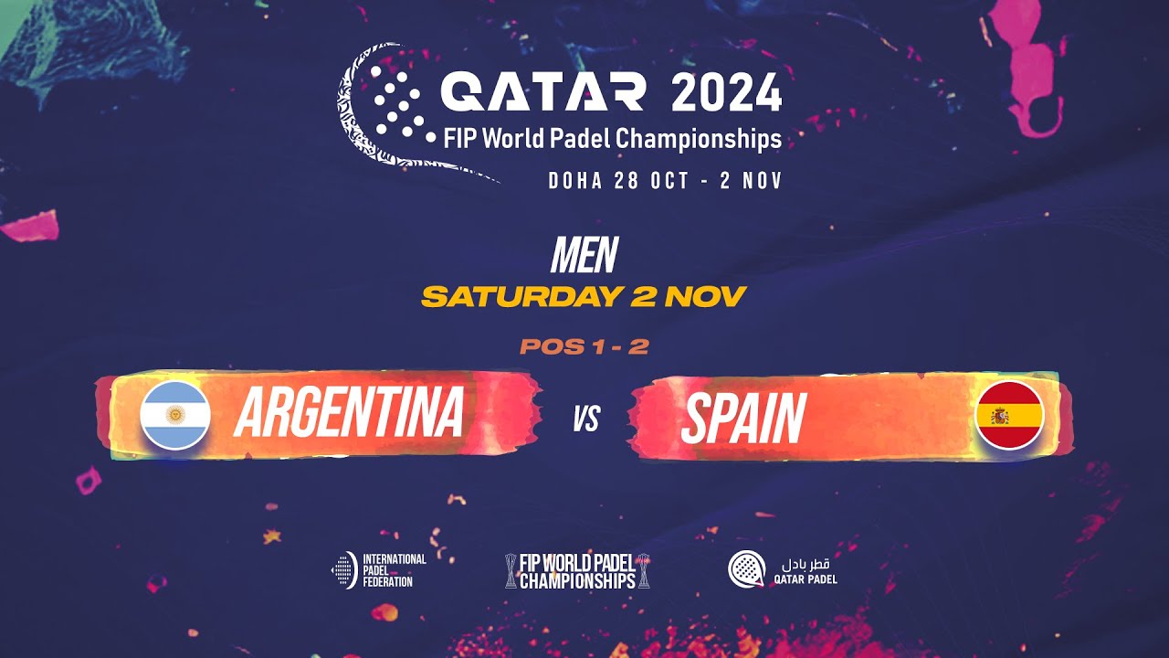 Argentine vs Espagne mnodiaux messieurs 2024 Qatar