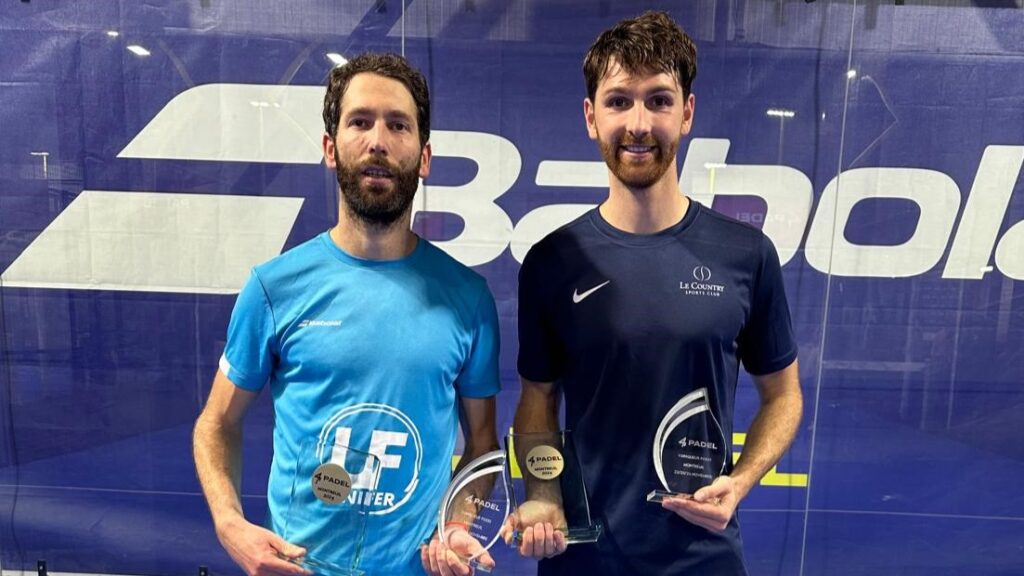 Damien Lozano Pierre Perez Le Tiec vainqueurs 4PADEL Montreuil