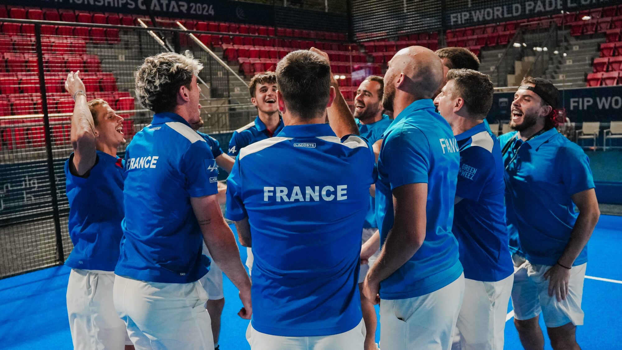 Joie équipe de France mondiaux 2024