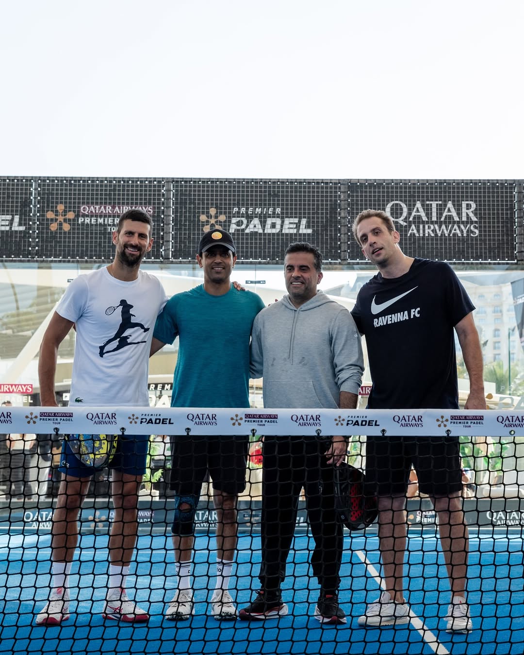 Même Novak Djokovic ne peut pas résister au padel !