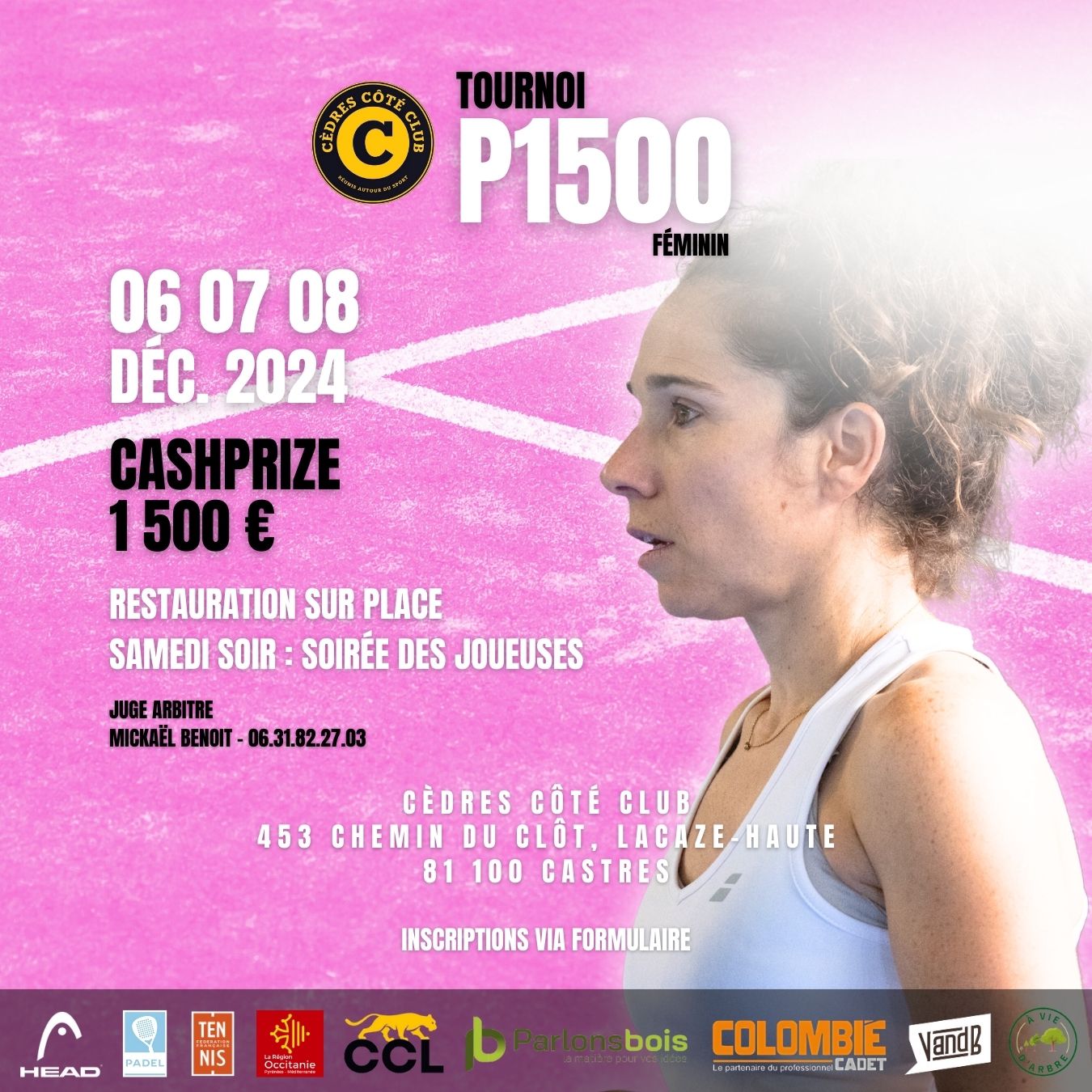 Le padel féminin brille au Cèdres Côté Club : première édition du P1500 féminin à Castres !