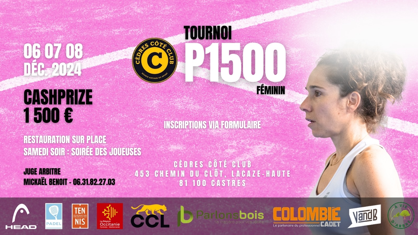 Le padel féminin brille au Cèdres Côté Club : première édition du P1500 féminin à Castres !