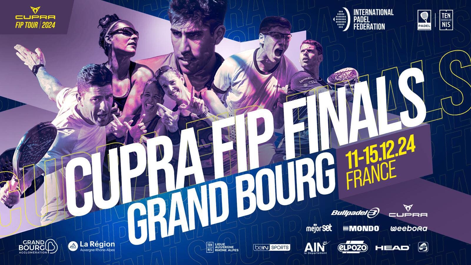 La capitale du padel à Bourg-en-Bresse pour les Cupra FIP Finals 2025