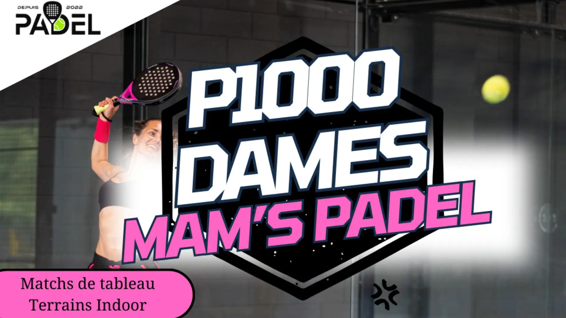 Mam's padel p1000 dames visuel