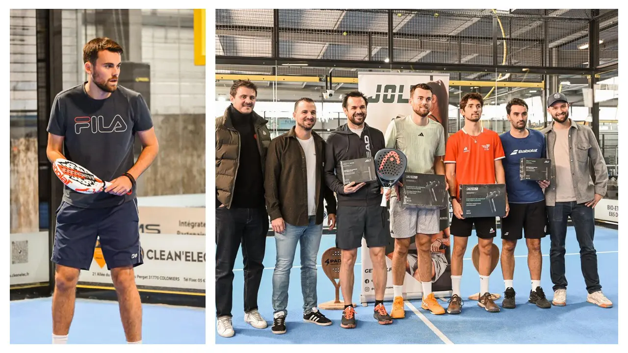 théo arribagé tennis au padel P1000