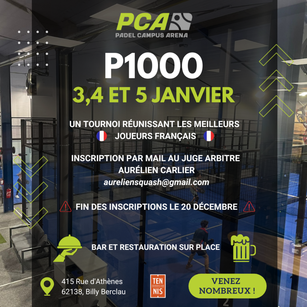 L'Open Padel Campus Arena lance la saison 2025 avec un beau plateau