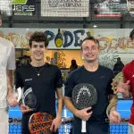 Photo des finalistes P1000 Clermont Padel Club