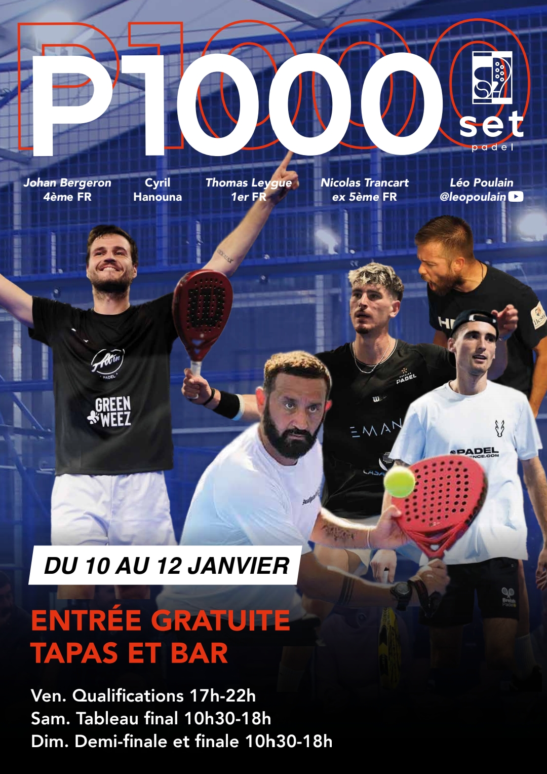 P1000 Set Padel Narbonne