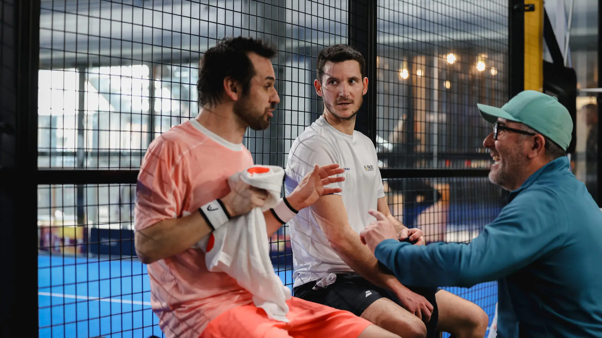 Max Forcin et Benjamin Tison en finale du P2000 à Esprit Padel morillon