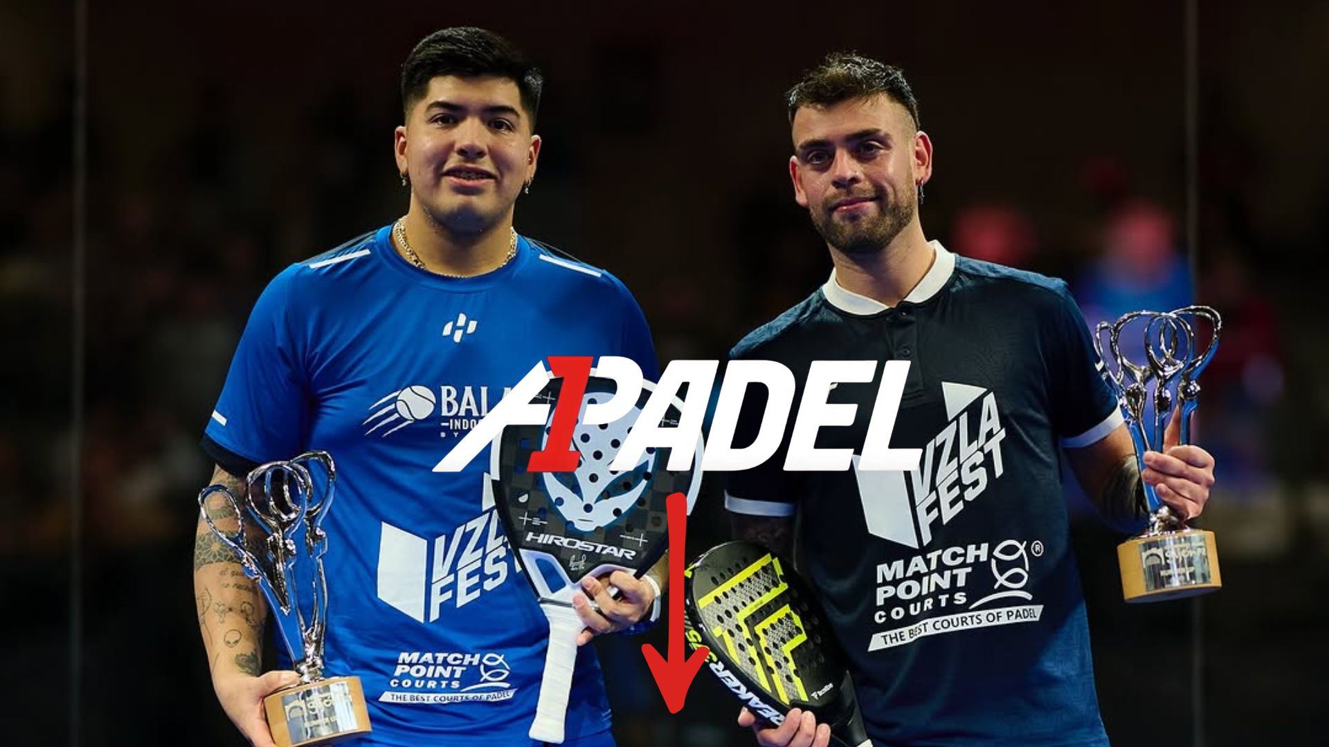 Tolito Aguirre et Gonzalo Alfonso rétrogradés à la dernière place du classement A1 Padel