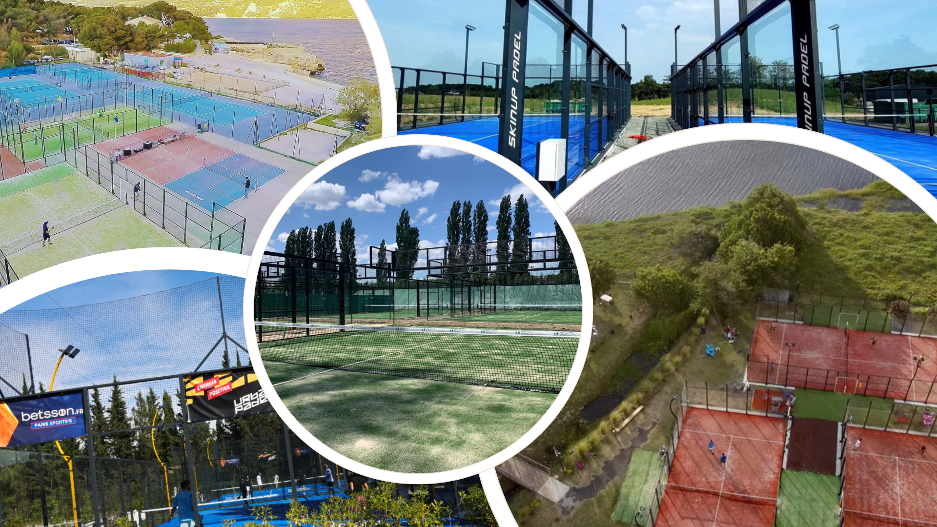 our de France des clubs de padel on poursuit avec 5 clubs situés en pleine nature